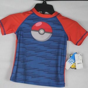 #7 Pokeman Go - Boys Swim Shirt